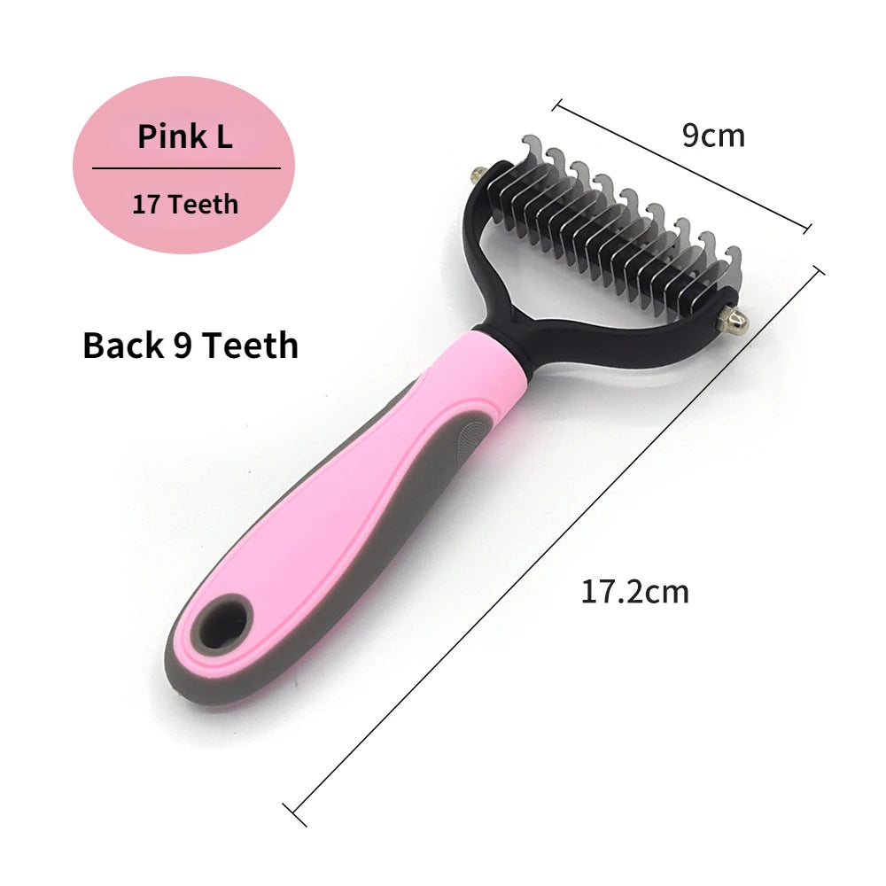 Dual-Sided Grooming Rake