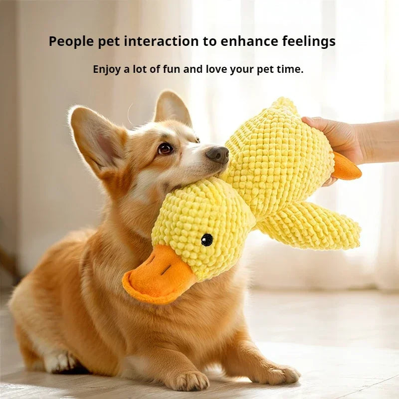 Plush Duck Companion – Anxiety Relief Dog Toy