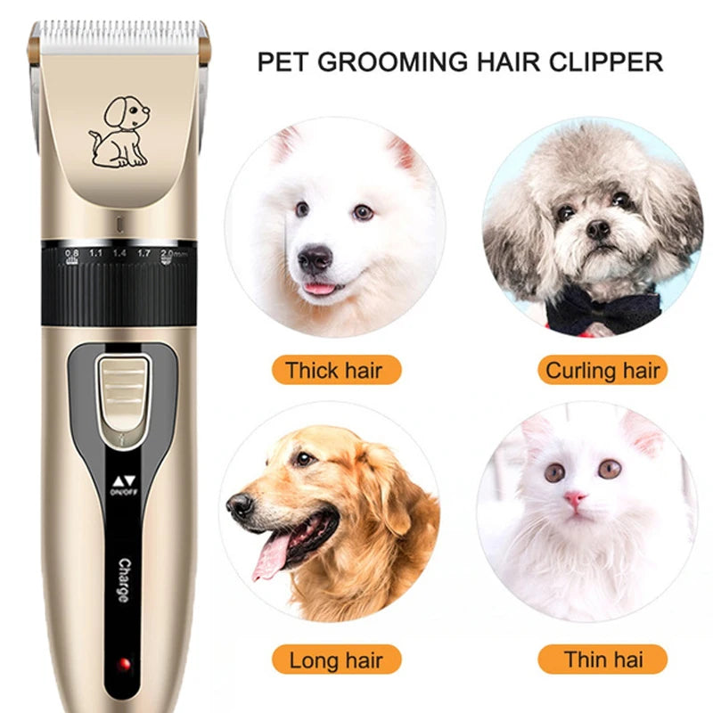 Professional Pet Hair Trimmer – Quiet & Powerful