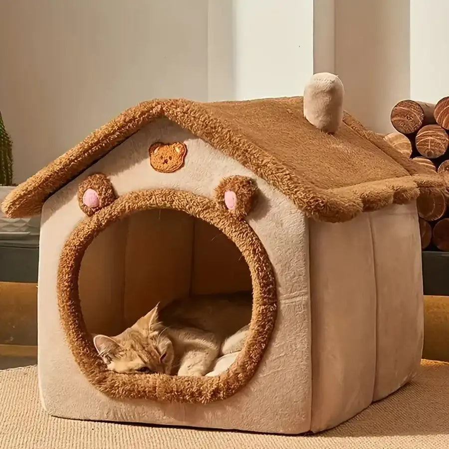 Portable Cat House Bed