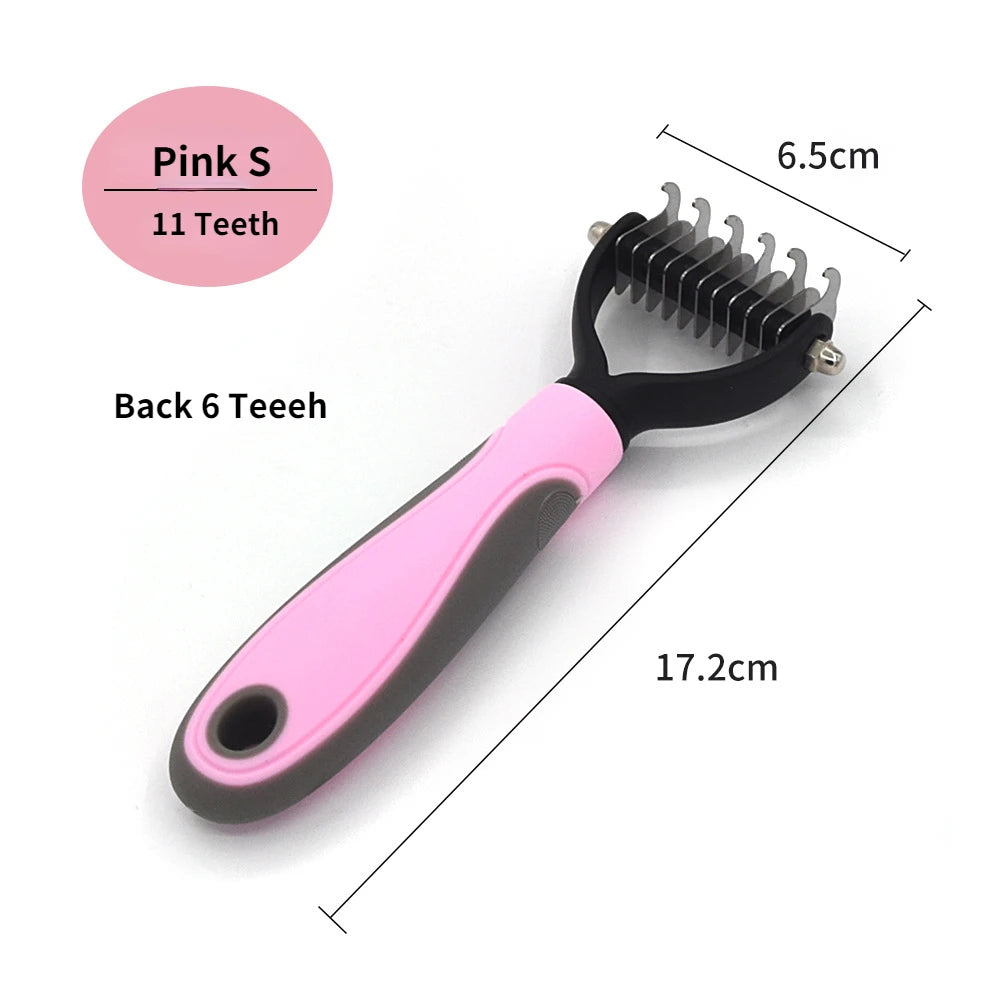 Dual-Sided Grooming Rake