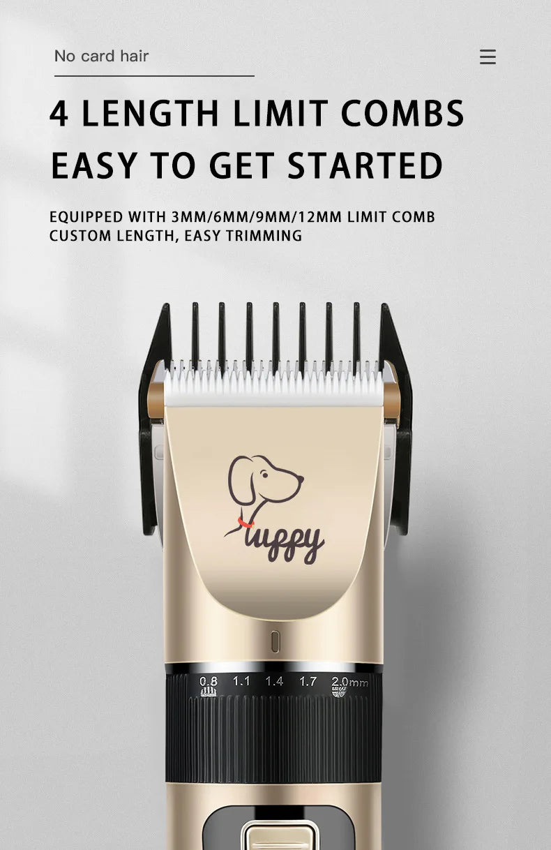 Professional Pet Hair Trimmer – Quiet & Powerful