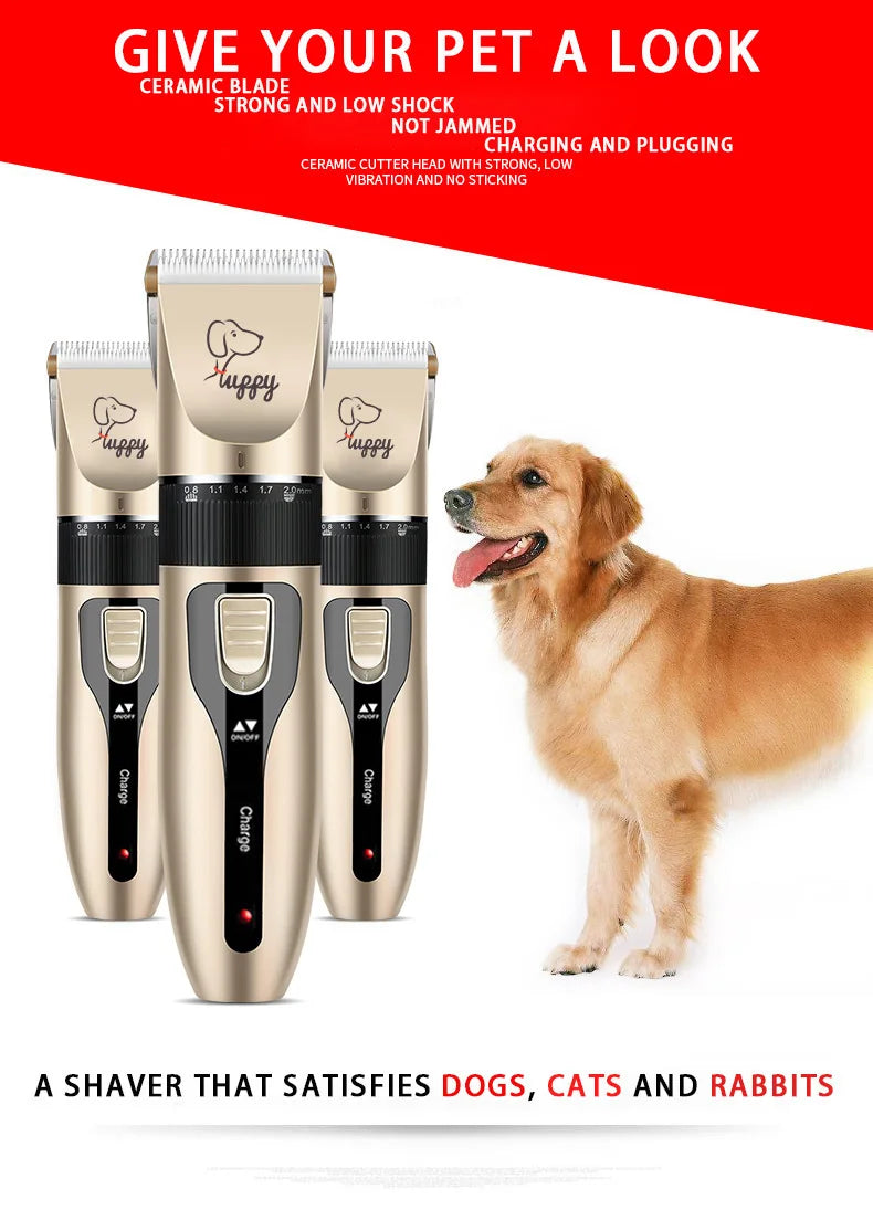 Professional Pet Hair Trimmer – Quiet & Powerful