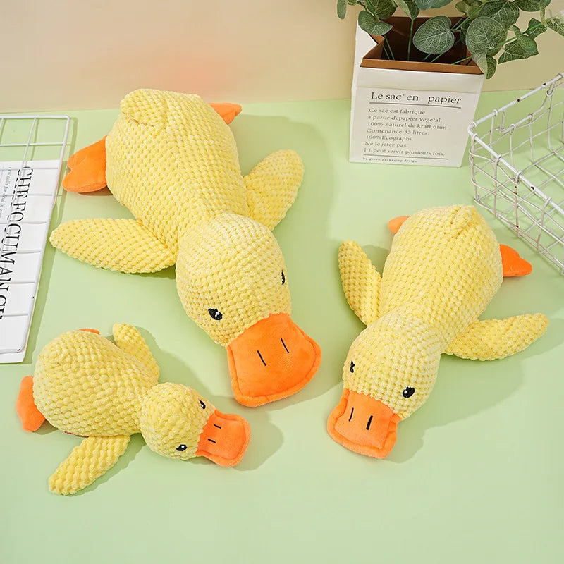 Plush Duck Companion – Anxiety Relief Dog Toy