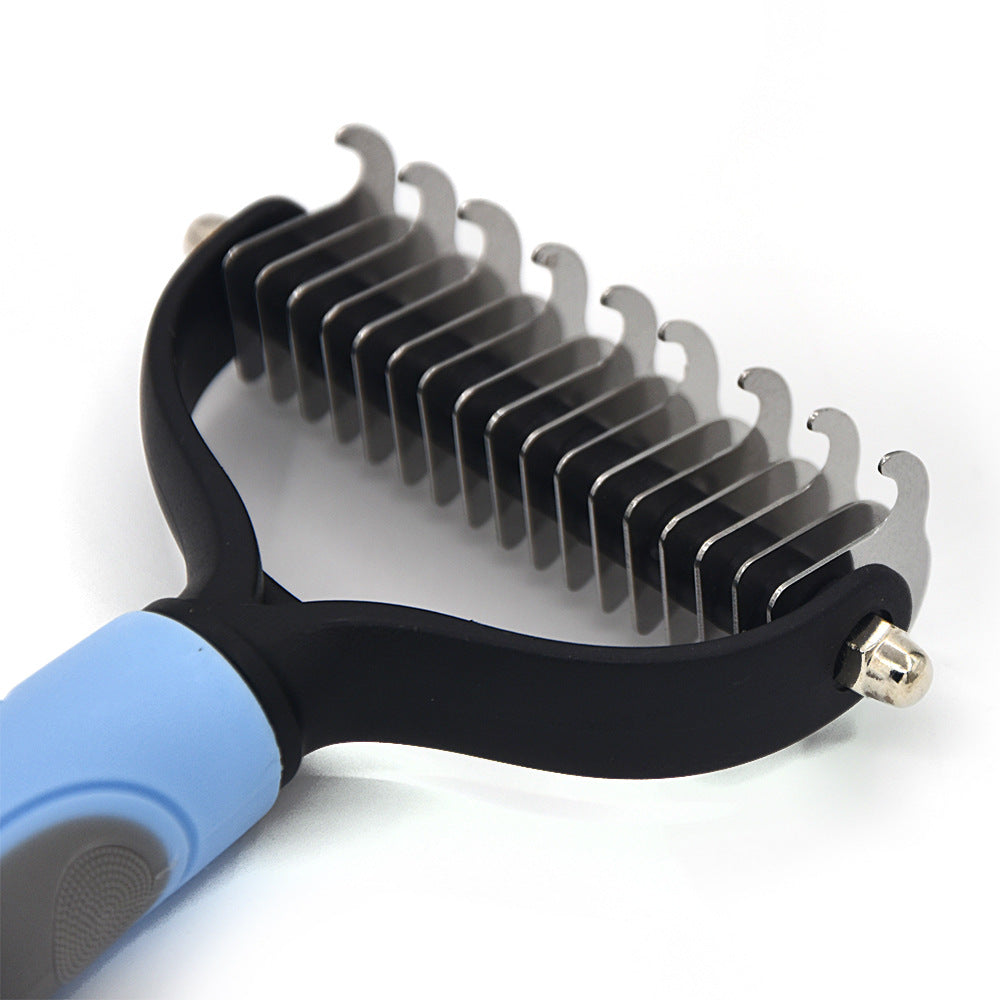 Dual-Sided Grooming Rake