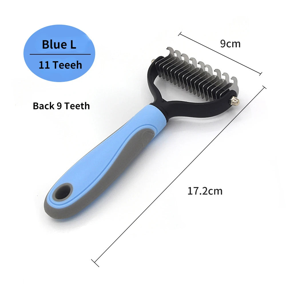 Dual-Sided Grooming Rake