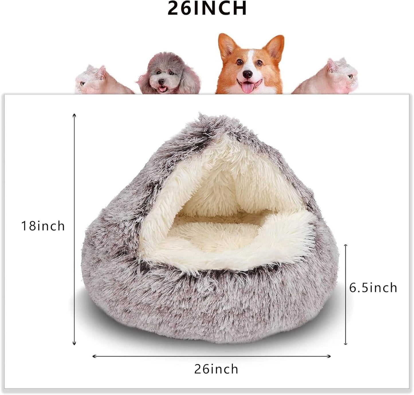 CozyCave Pet Bed