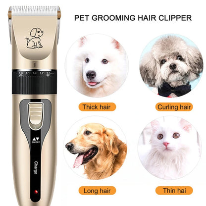 Professional Pet Hair Trimmer – Quiet & Powerful