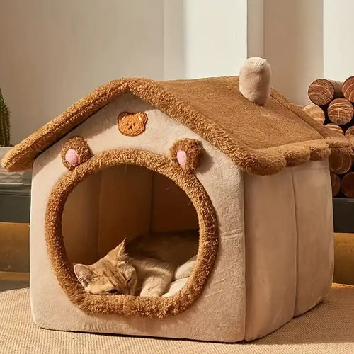 Portable Cat House Bed