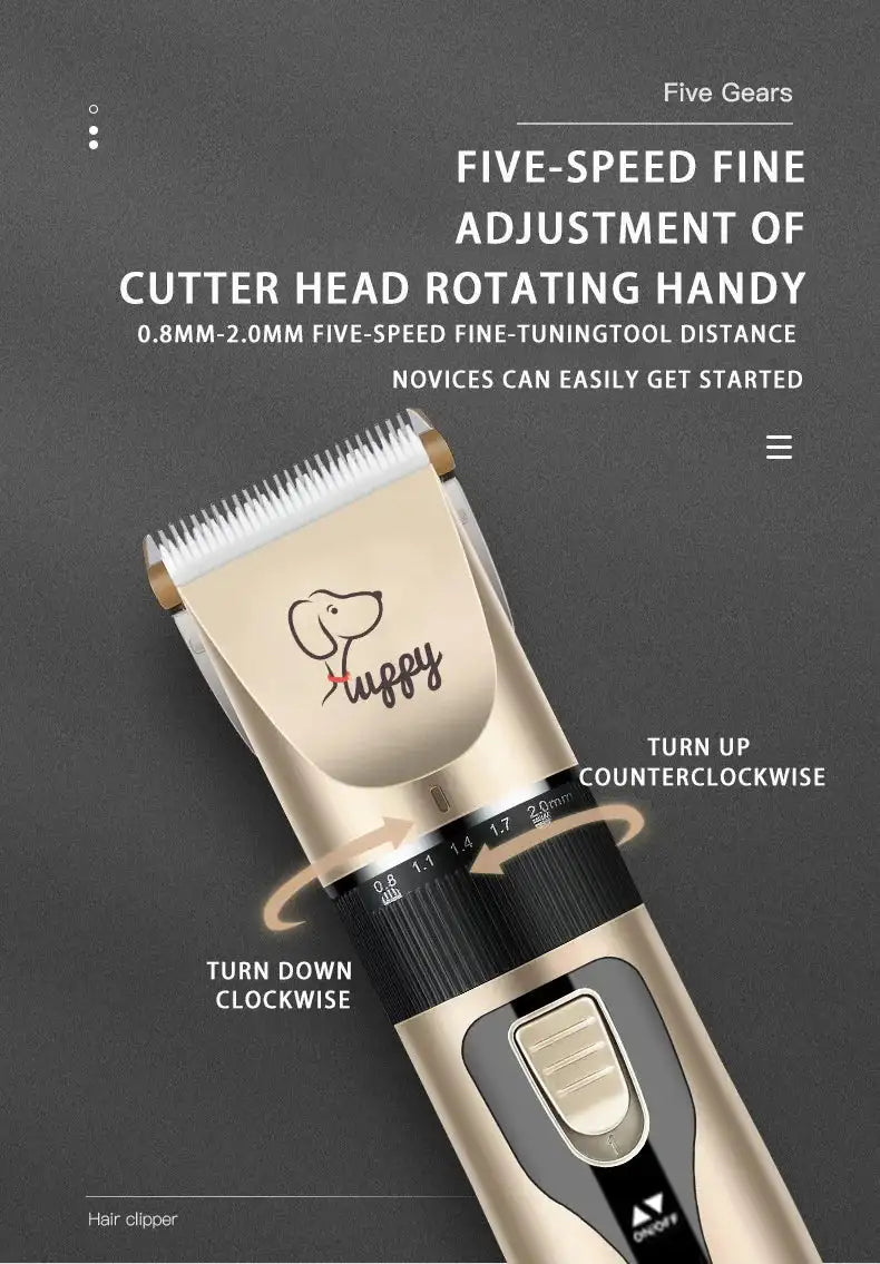 Professional Pet Hair Trimmer – Quiet & Powerful